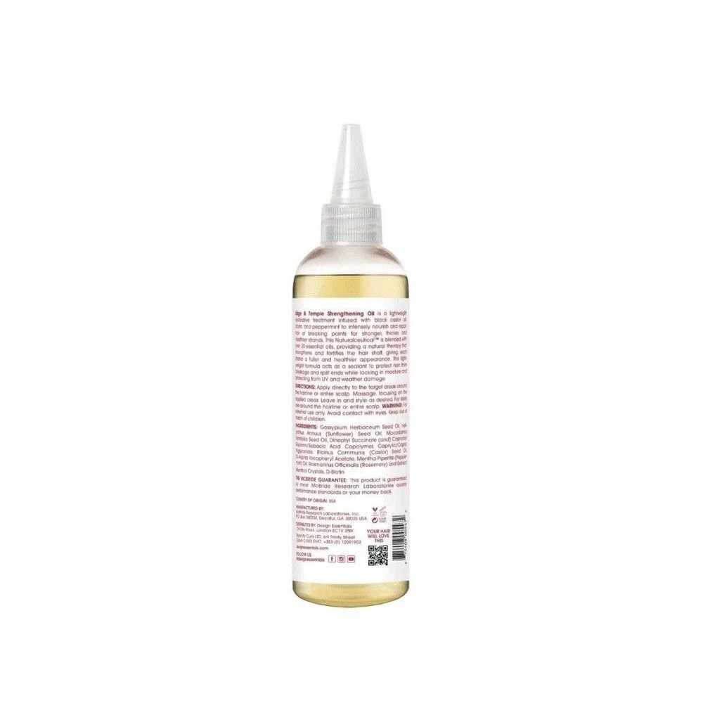 Design Essentials Edge & Temple Strengthening Hair Oil 4oz.